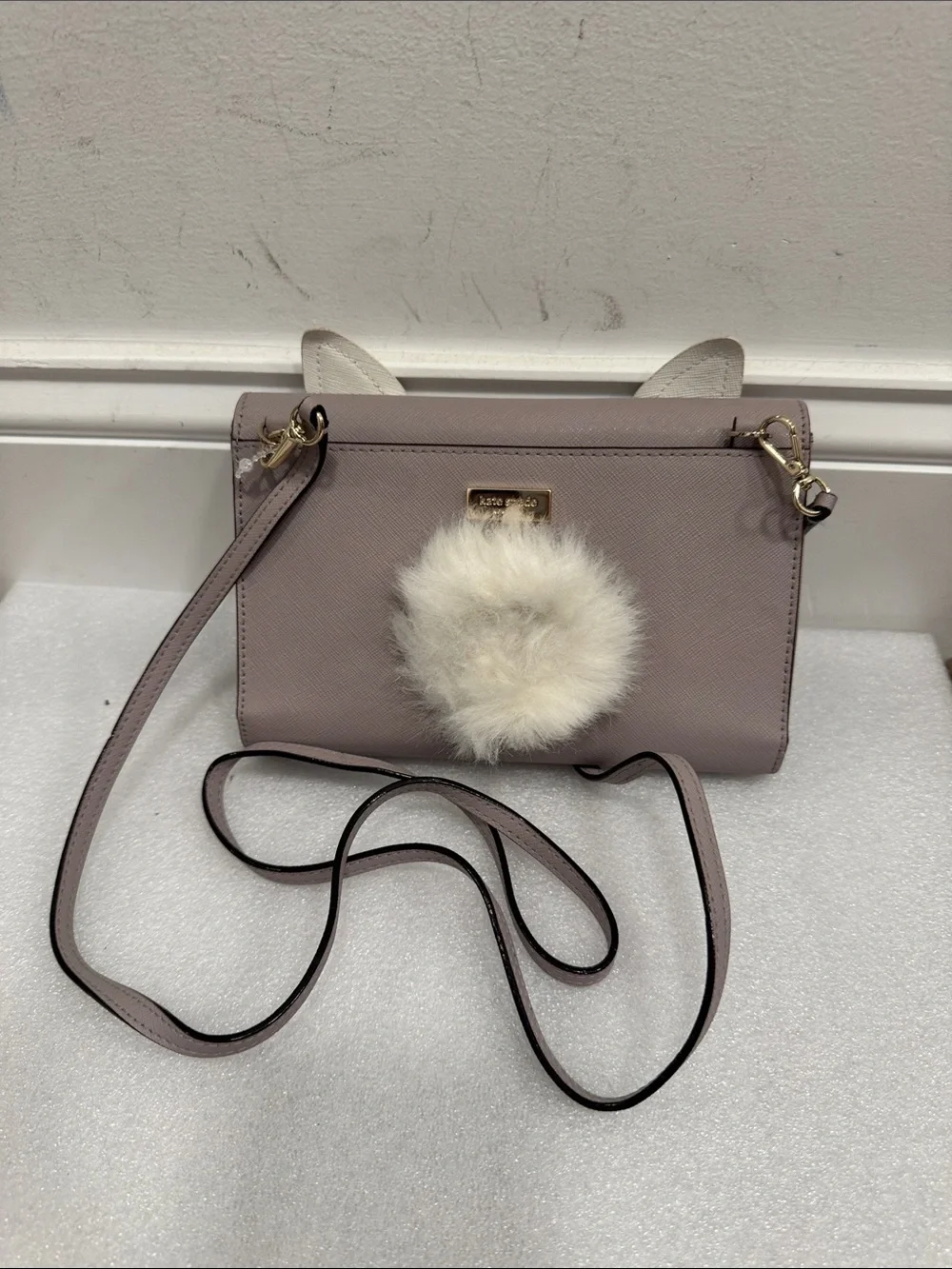 Kate spade hop to it bunny rabbit crossbody bag purse clutch